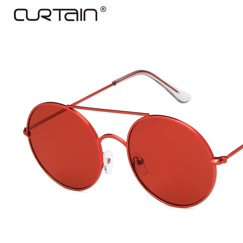 Солнцезащитные очки в большой оправе женские и мужские 2019 ретро металлические