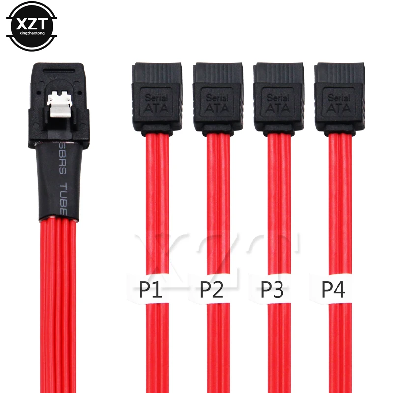 Жесткий диск Super Mini SAS 4i 1 шт. с 36P на 4 SATA 7P HDD 50 см новый сплиттер кабель 10 Гбит/с