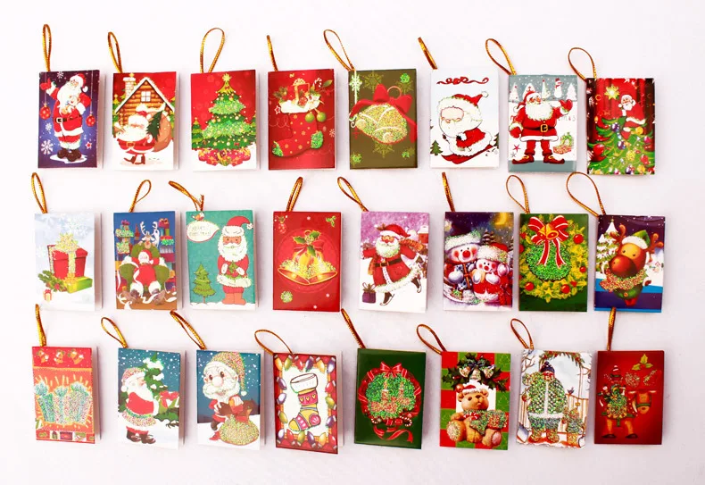 50 шт. подвеска карточка для рождественской елки|shaped postcards|christmas wishes cardscard postcard |