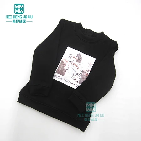 JPy4--008--C BJD аксессуары Кукла Одежда для 1/4 BJD MSD мальчик и девочка кукла Мода печатных Толстовка - Цвет: JPy4--008--C