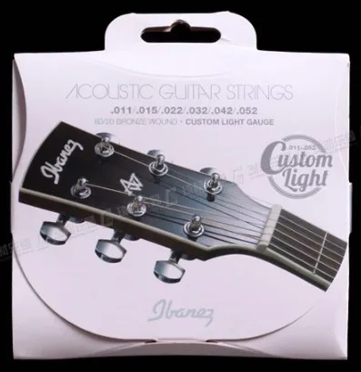 Ibanez 80/20 бронзовые Струны для акустической гитары - Цвет: 11-52