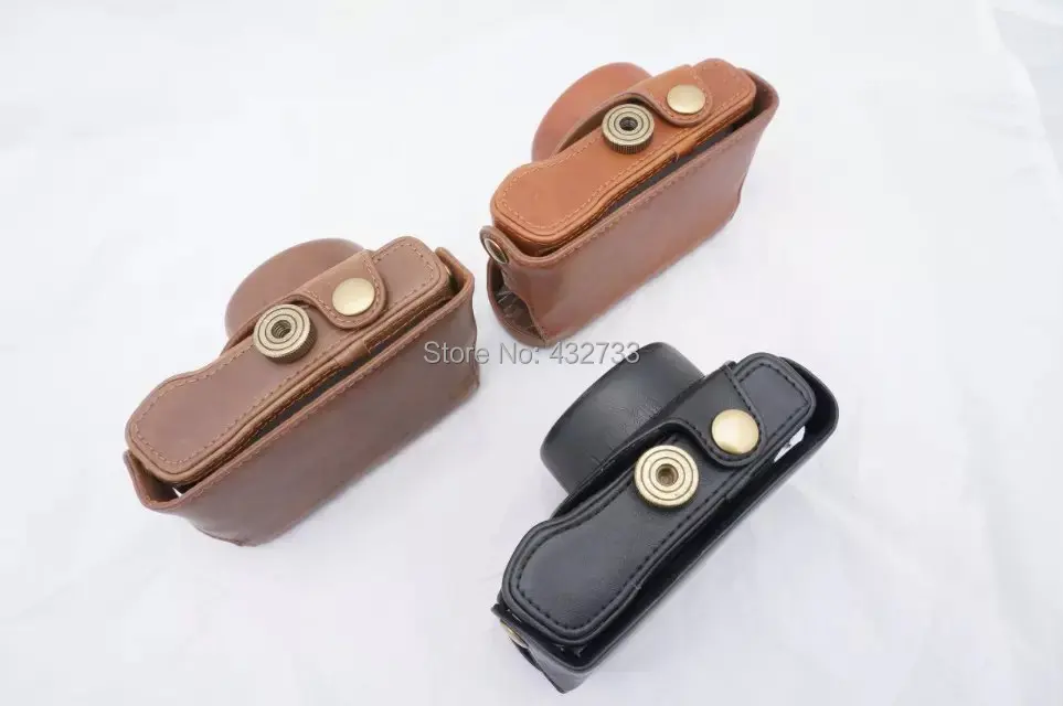 Фирменная новинка из искусственной кожи Камера сумка для цифровой камеры Olympus XZ-1 XZ-2 XZ1 XZ2 XZ 1 XZ 2 Чехол+ подтяжки, 3 цвета