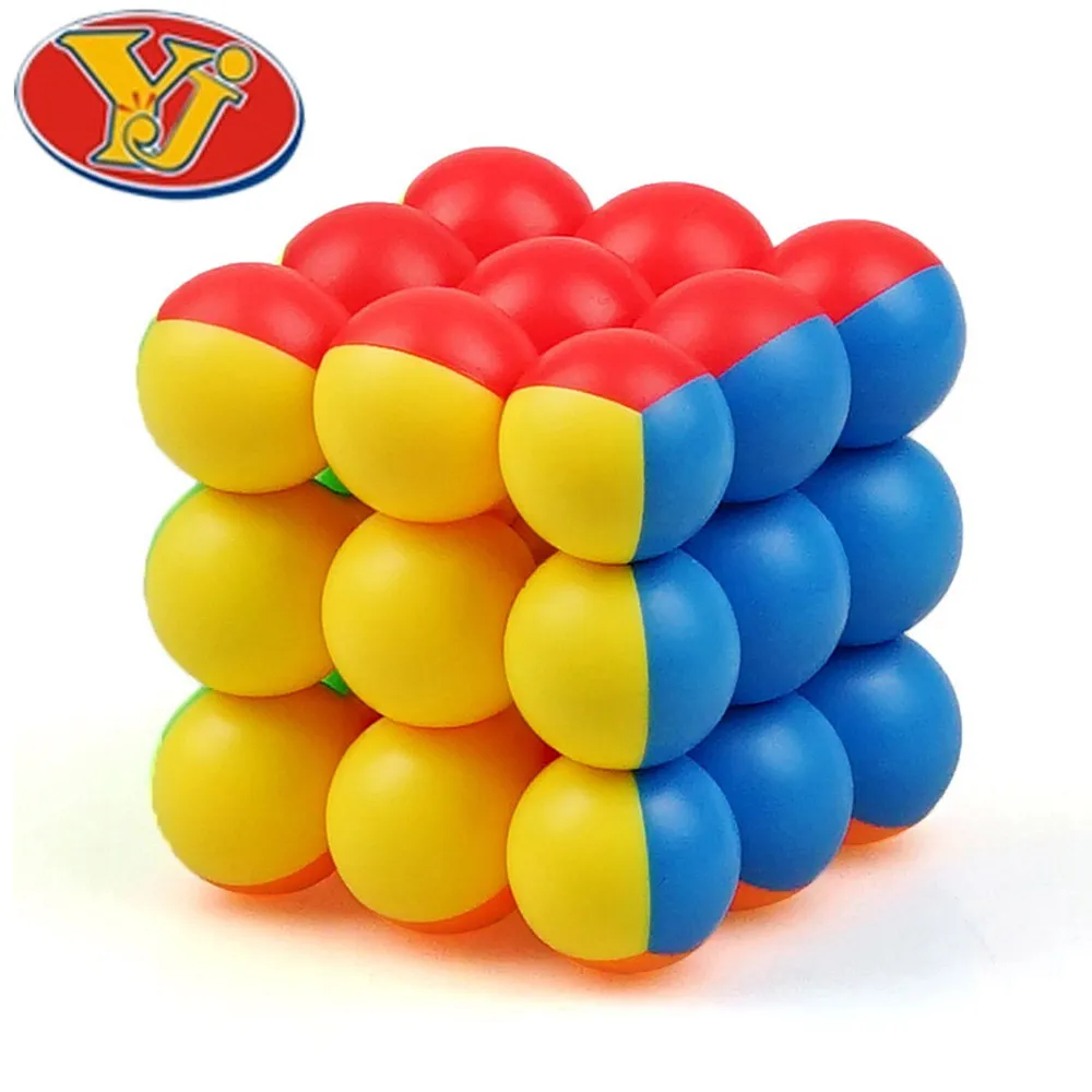 Yj Cubo Magico 3x3x3 головоломка мяч игрушка магический куб профессиональный палец