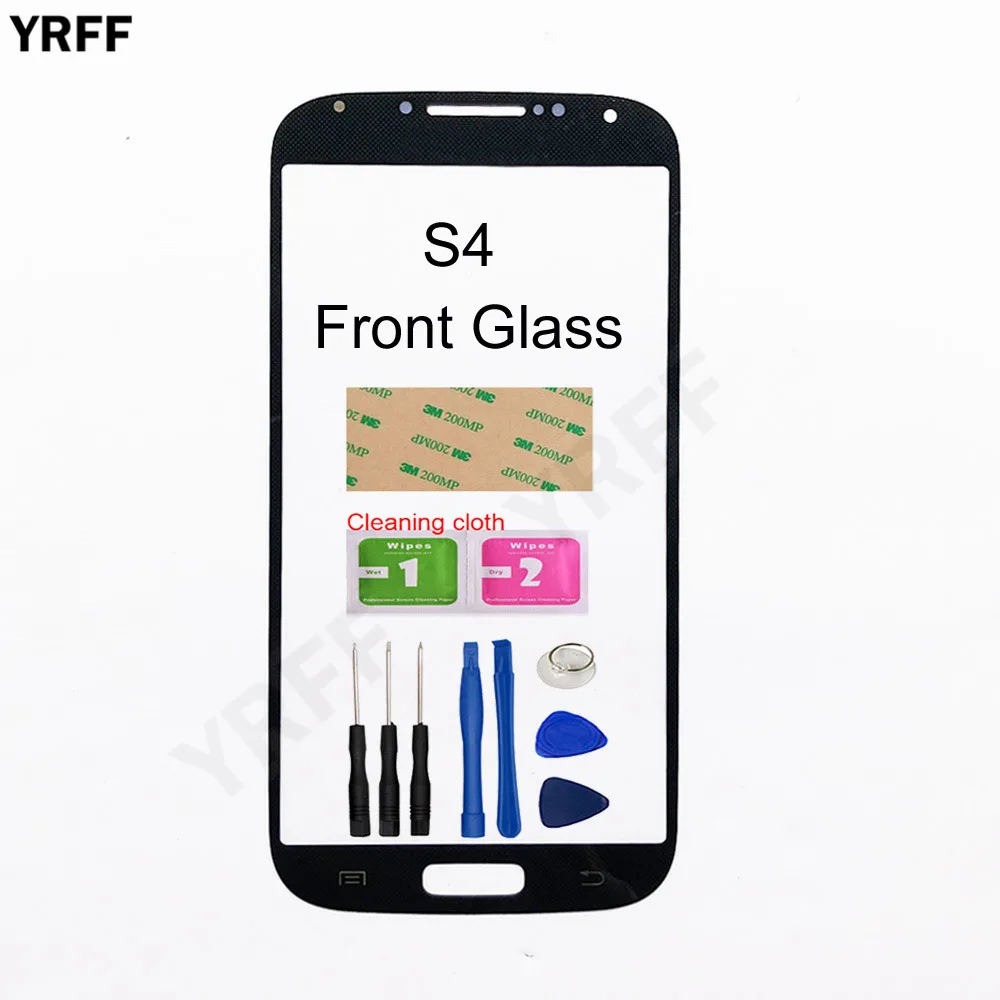 Внешнее стекло для Samsung Galaxy S4 i9500 Mini i9192 S5 I9600 (без сенсорного экрана