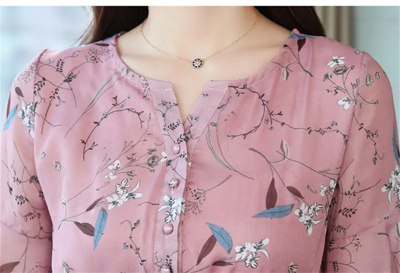 Корейское Новое модное элегантное красное шифоновое платье с цветочным рисунком