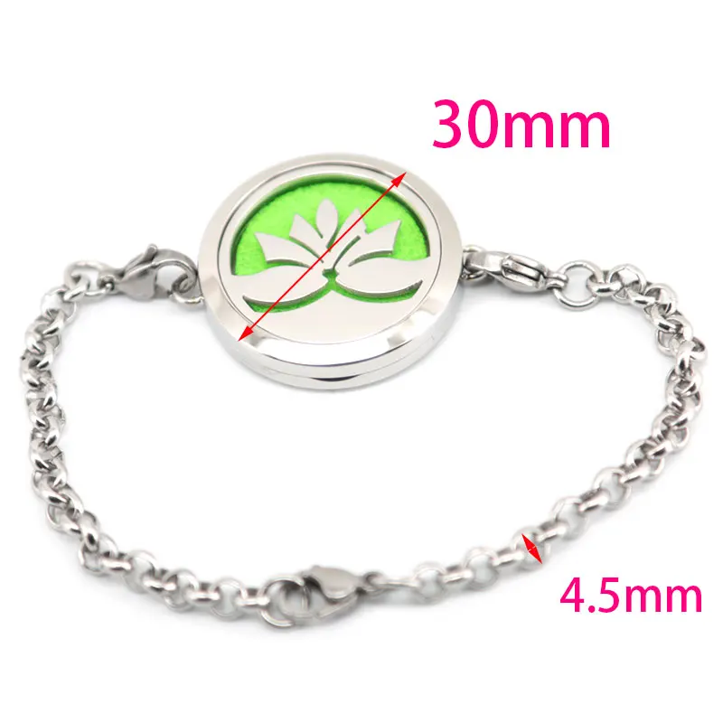 Цветок лотоса 30 мм Ароматерапия Эфирные масла из нержавеющей стали Духи диффузор