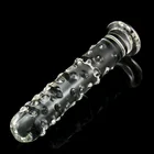 Фаллоимитатор AUEXY Pyrex со стеклянной пробкой, фаллоимитатор для мастурбации, товары для взрослых, секс-игрушки, Хрустальный искусственный пенис, анальная пробка для женщин и мужчин, 10 головок