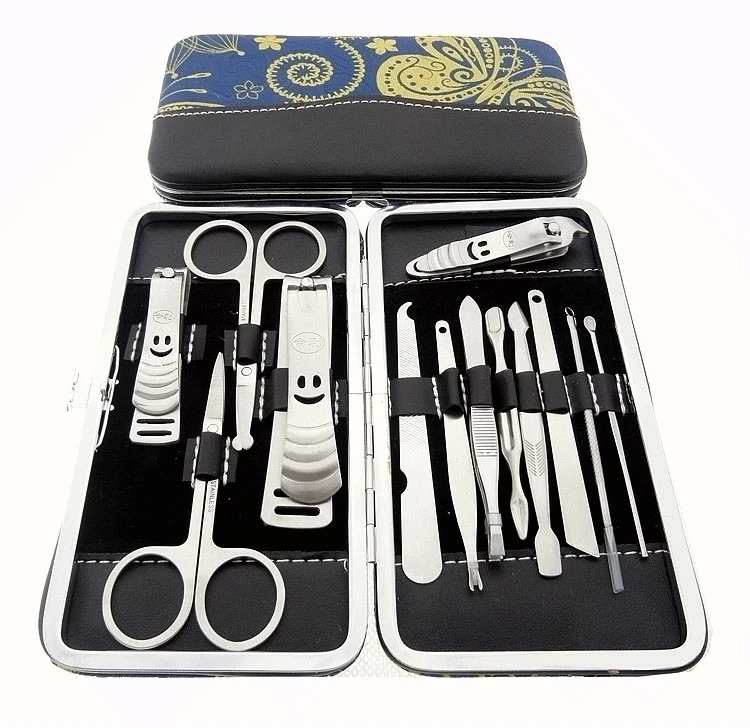 13 в 1 для мужчин и женщин ножницы ногтей комплект маникюрные резак триммер щипцы