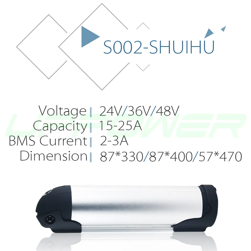 Аккумулятор для электрического велосипеда 36 V 13Ah литий-ионный аккумулятор Ebike с 20A