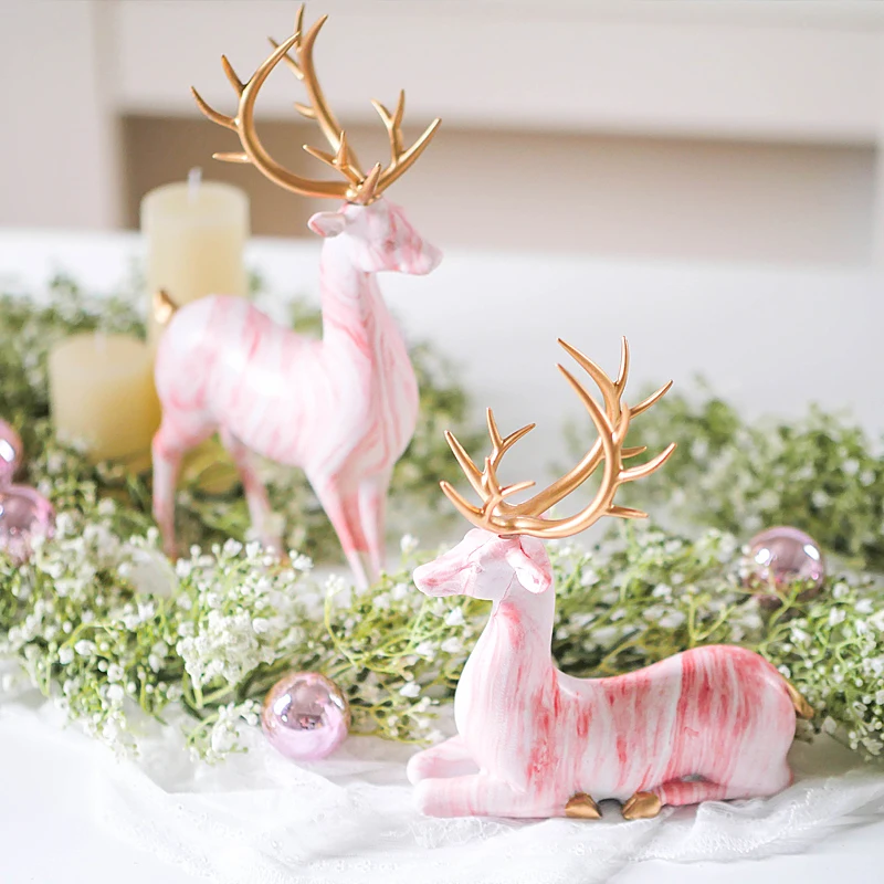 Творческий дом Гостиная украшения имитация Мрамор Рождественское украшение