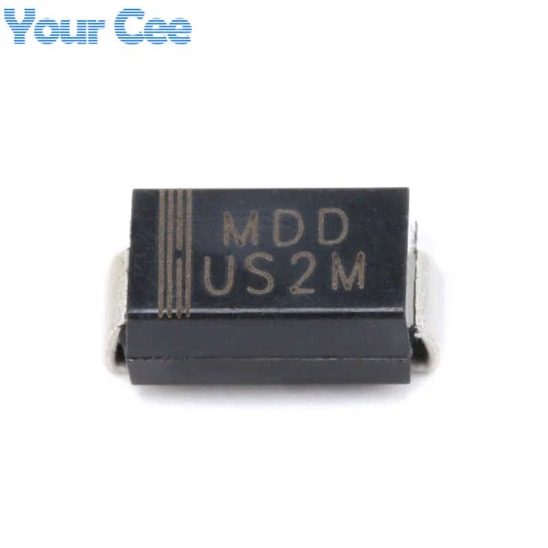 100 шт. US1D US1J US1M US2M DO-214AC SMA SMD ультратонкий диод восстановления 1A 200 в/600 В/1000 в 2A 1000 в