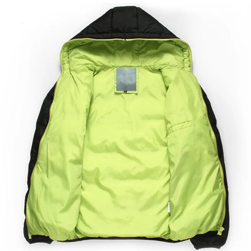 Мужская стеганая куртка Mountainskin черная Повседневная приталенная на молнии с