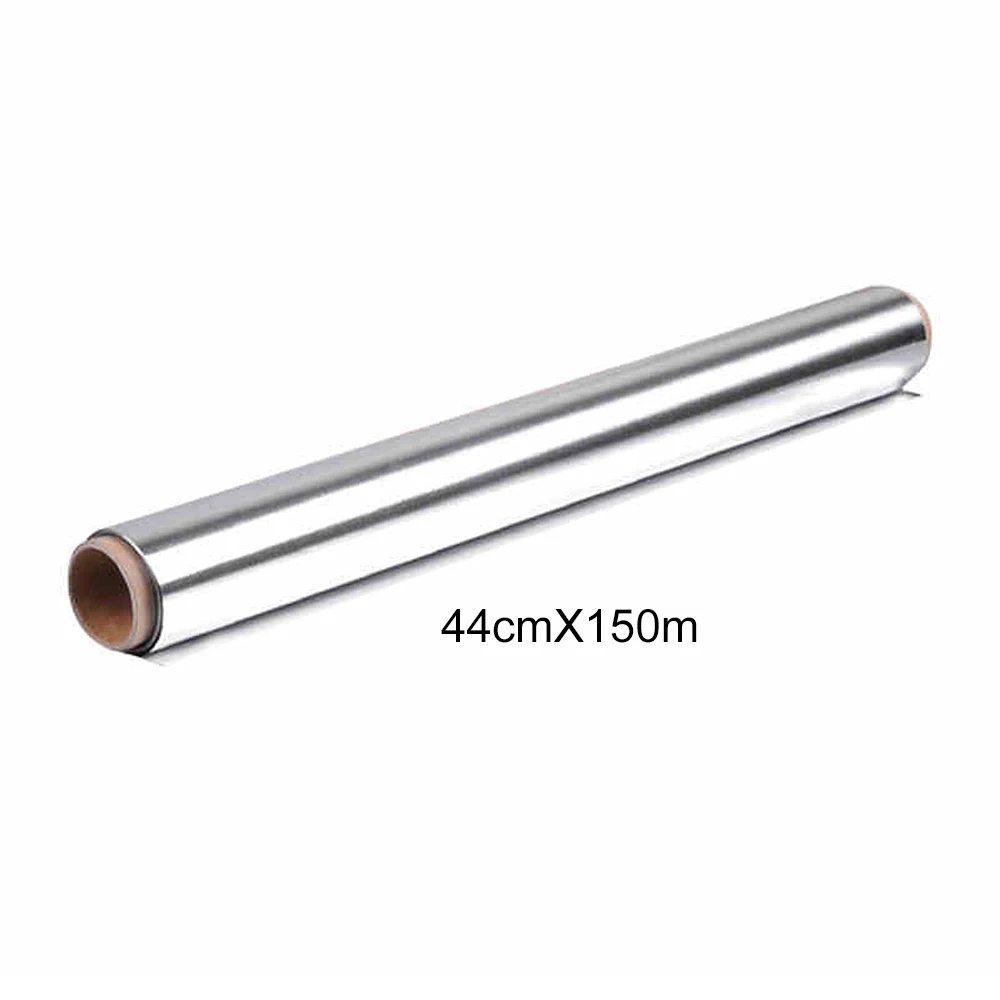 

1 Boxed Household Foil Paper Food Grade High Temperature Baking Barbecue Aluminum Tin Foil Roll