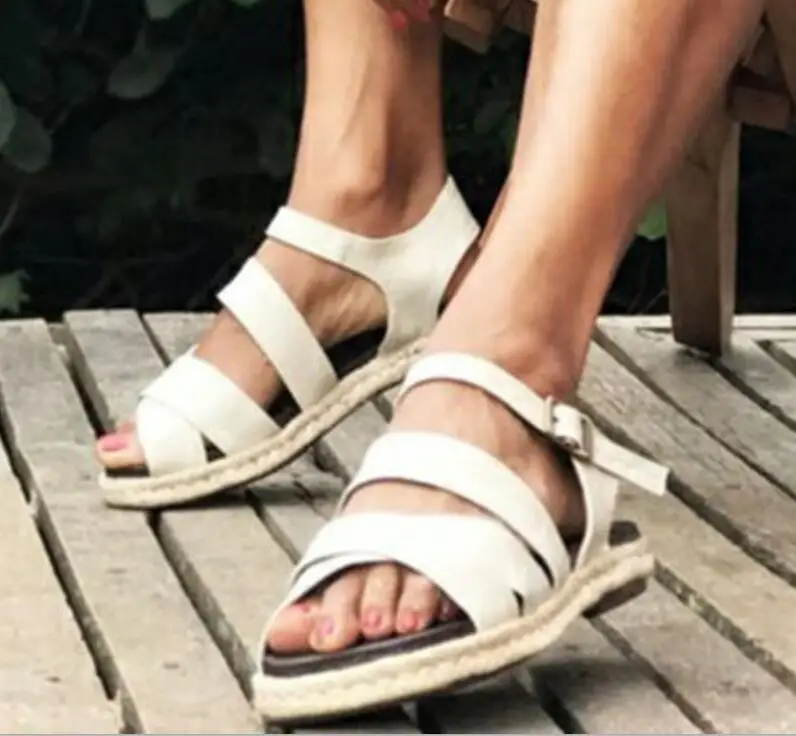 Женские летние пляжные сандалии женская повседневная обувь на танкетке женские