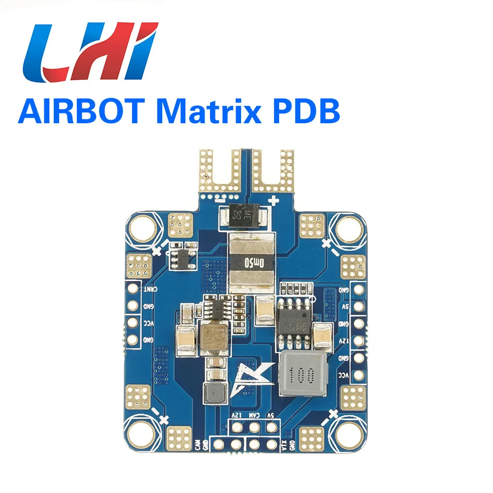 Датчик тока AIRBOT 2x BEC PDB с конденсаторами мкФ улучшает производительность ESC и
