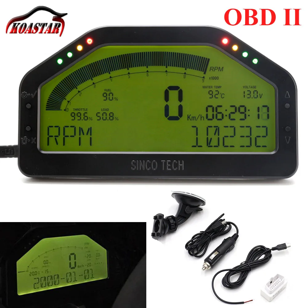 DO903 DO908 универсальный автомобильный Даш гоночный дисплей OBD2 приборная панель Цифровой манометр комплект ЖК-экран многофункциональный датчик комплект