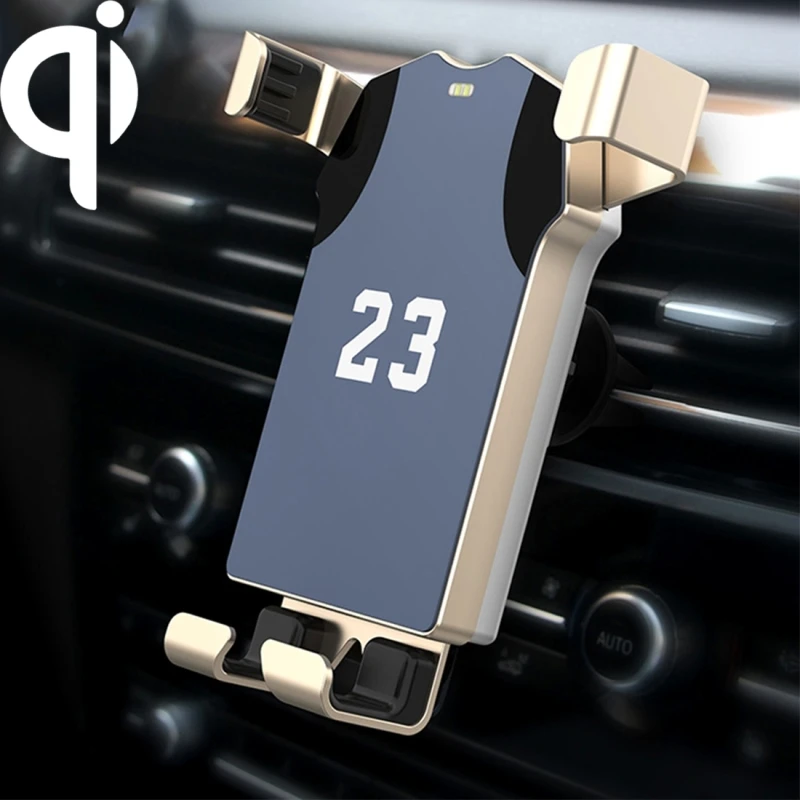 Haweel Универсальный Ци Беспроводной зарядки автомобиля монтажный зажим 5V2A быстрой