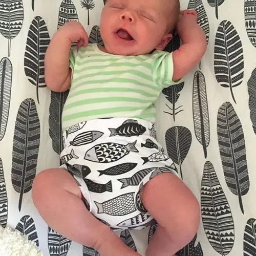 2018 Милая одежда для маленьких мальчиков и девочек детские хлопковые шорты PP