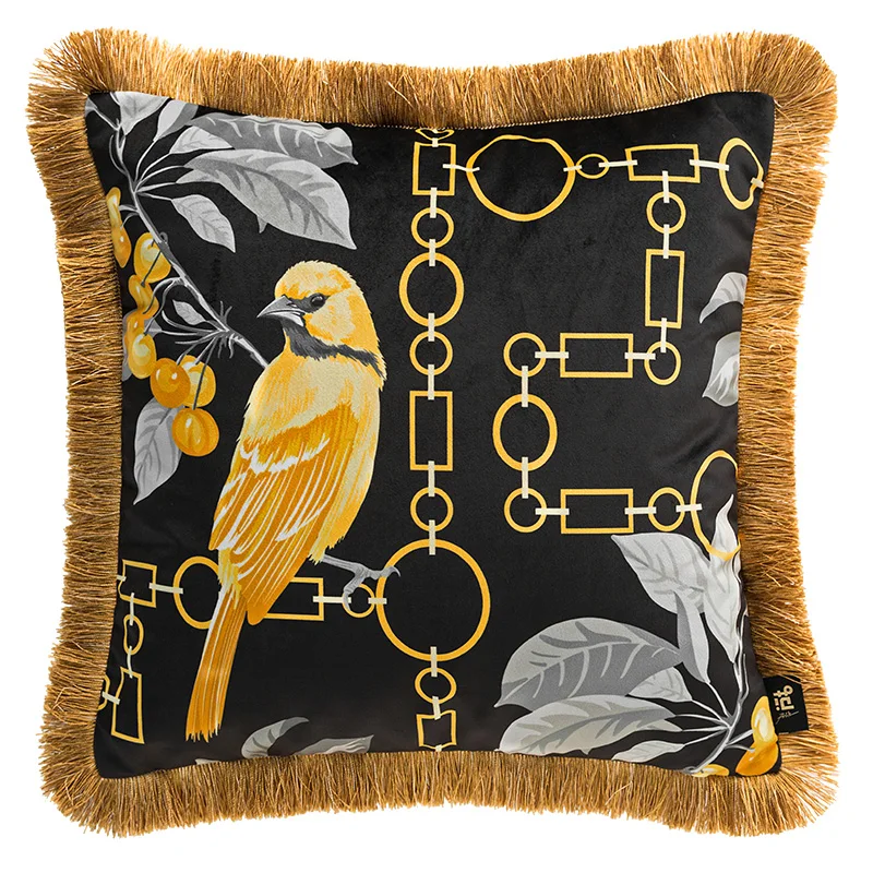 

Home Decorative Sofa Throw Pillows European plant flower and bird sofa bed cushion cushion set car office pillowcase pillowcase