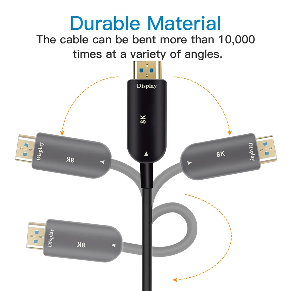 2019 8K HDMI 2 1 кабель 48 Гбит/с 4K @ 120 Гц оптический папа кабели UHD 5 м 10 для DVD ТВ|Кабели HDMI|