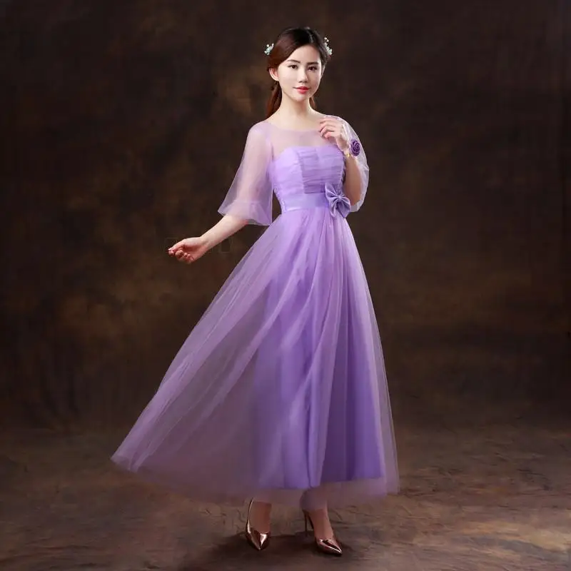 Sweet Memory розовое шампанское бирюзовое выпускное платье для подружки невесты