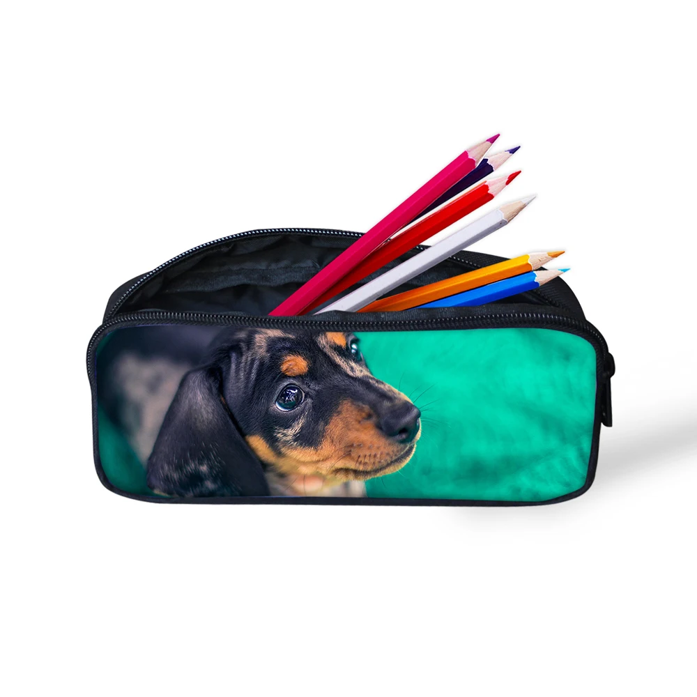 Женский рюкзак на плечо принт &quotТакса&quot большая сумка для ноутбука чехол