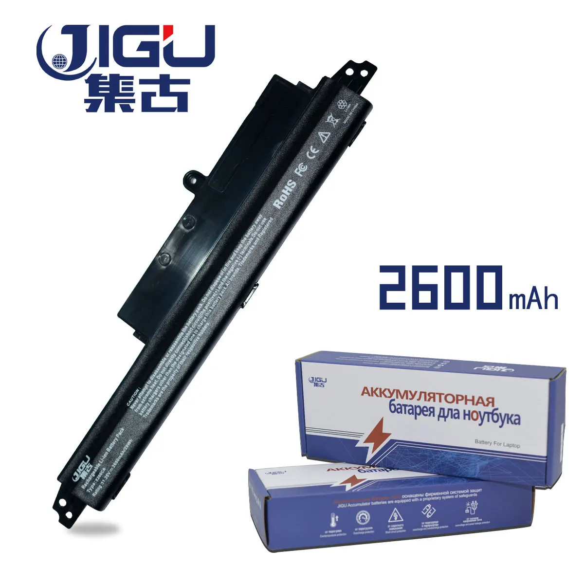 JIGU 3CELLS A31LM2H A31LM9H Аккумулятор для ноутбука Asus VivoBook F200CA F200M FX200CA X200CA CT161H|Аккумуляторы