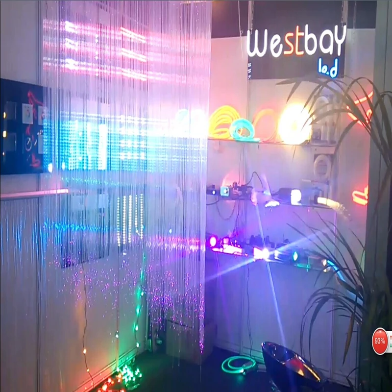 0 75 мм блестящее оптическое волокно для самостоятельного освещения хорошее