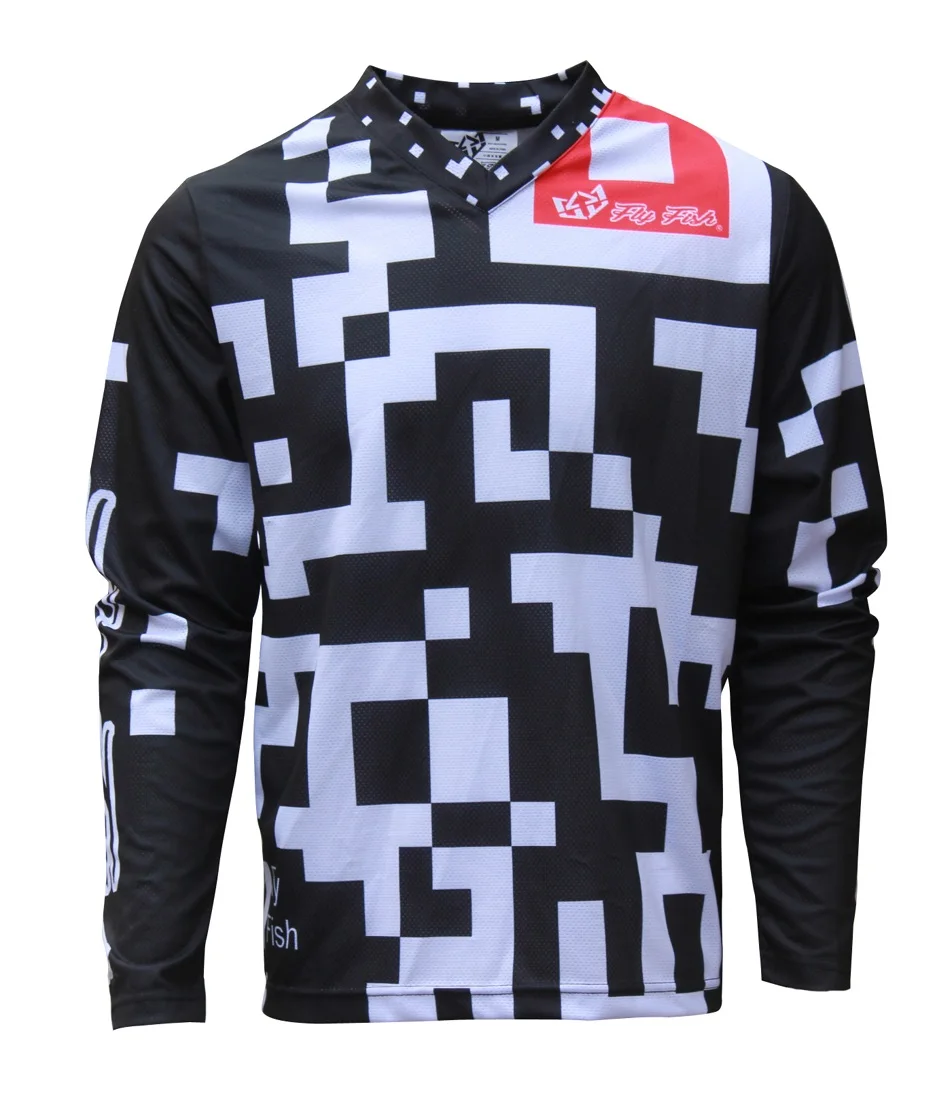 Новинка! Fly Fish мотокросса GP Air Jersey Maze длинный рукав DH MX RBX MTB Одежда для бега мужские