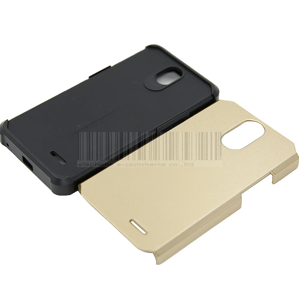 Сверхпрочный тонкий гибридный ударопрочный защитный чехол 2 в 1 жесткий для ZTE