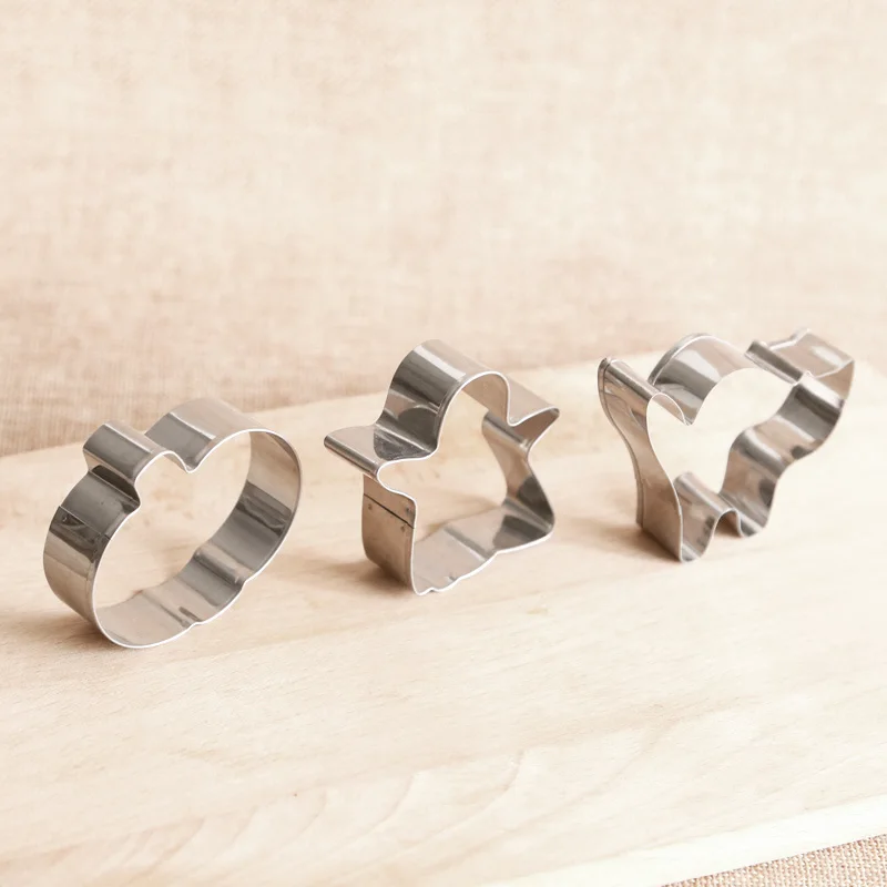 Горячие 3 шт Хэллоуин бисквит плесень кошка Тыква призрак алюминий формы для