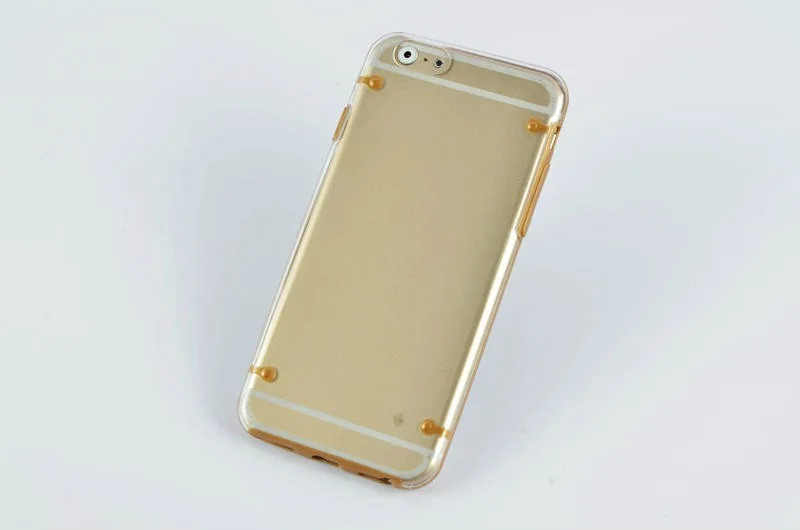 Тпу 10 piece/lot альта Qualidade ультра-дешевый фино Limpar plastico noctilucentes капа пункт для iPhone 6 4 7