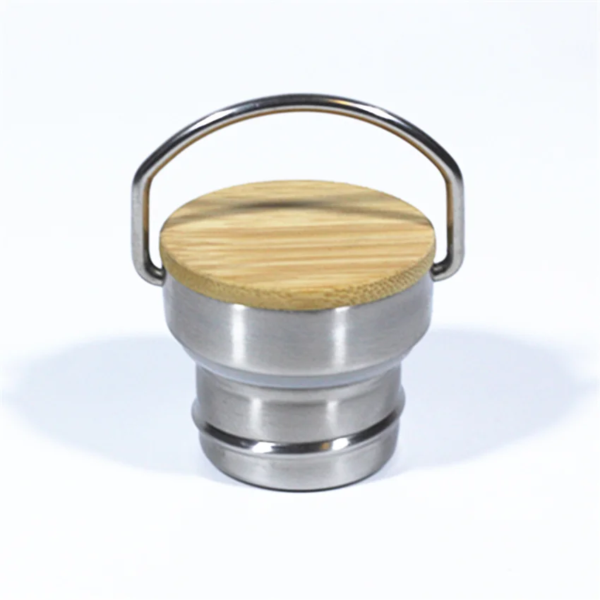 Bamboo LID Вакуумная фляжка крышка носик твист бутылка для воды с крышкой крышка спортивная крышка вы можете поглотить его? Крышка чашки - Цвет: Bamboo LID