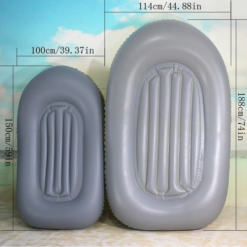 1 или 2 человек надувная лодка комплект рыболовецкий плот с веслами и высокой