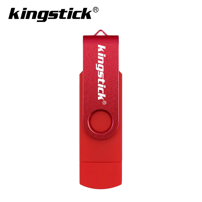 RED USB 3,0 карта памяти OTG металлический usb флеш-накопитель 16 ГБ 32 ГБ 64 ГБ флеш-накопитель usb Реальная емкость cle usb для телефона Android - Цвет: RED