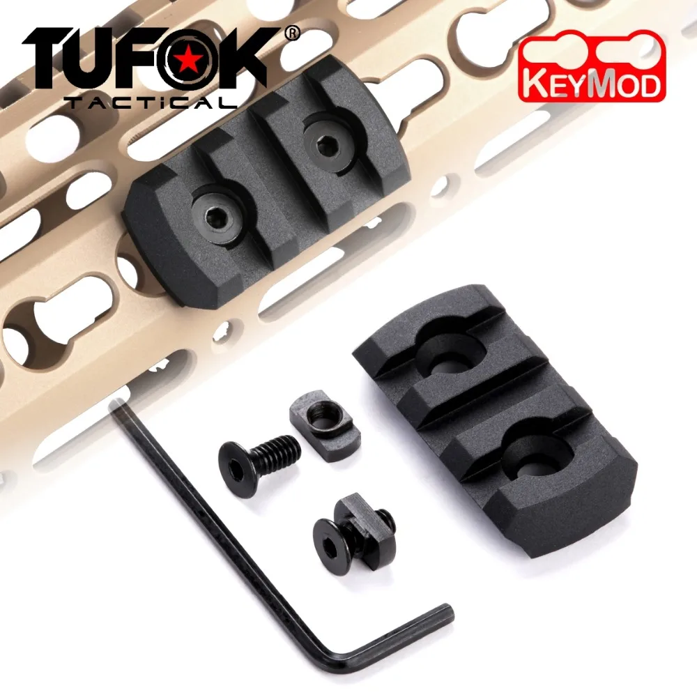 TuFok Keymod Picatinny Rail Adapter супер низкопрофильный 3 слота рельсовая панель Ультра тонкий