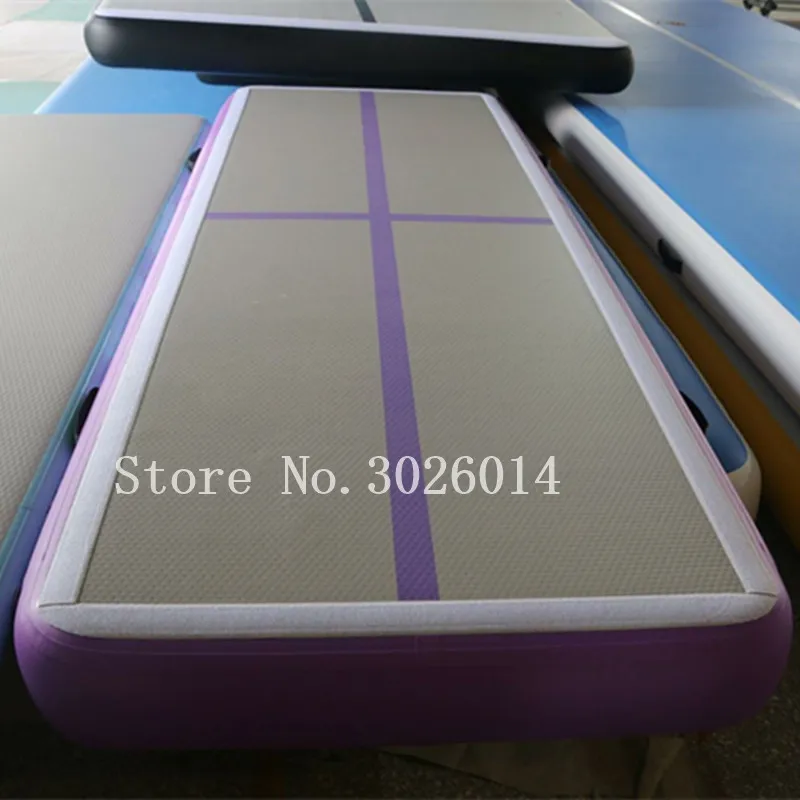 

Free Shipping 6x1x0.2m Blue Inflatable Gymnastics Mattress Gym Tumble Airtrack Floor Tumbling Air Track For Sale