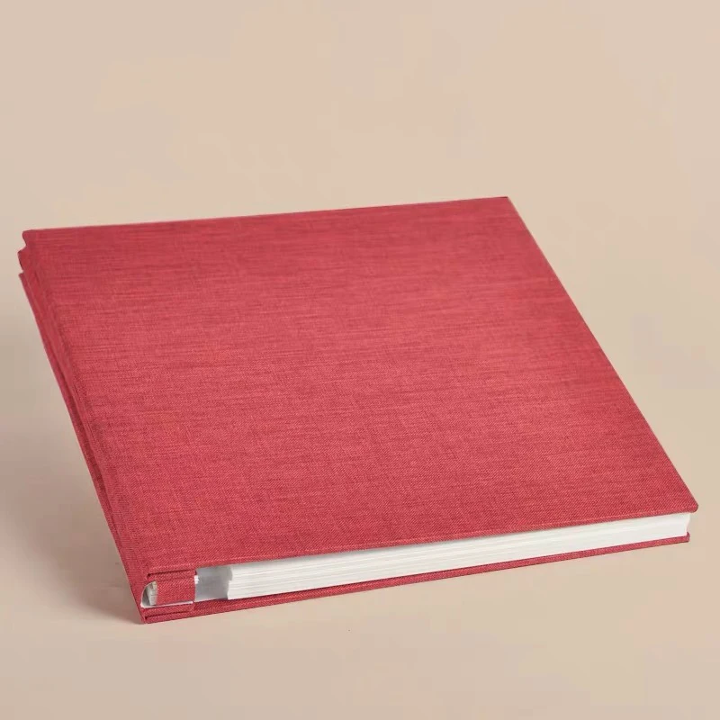 12 или 16 дюймов клейкий фотоальбом сделай сам тканевый чехол белые черные листы