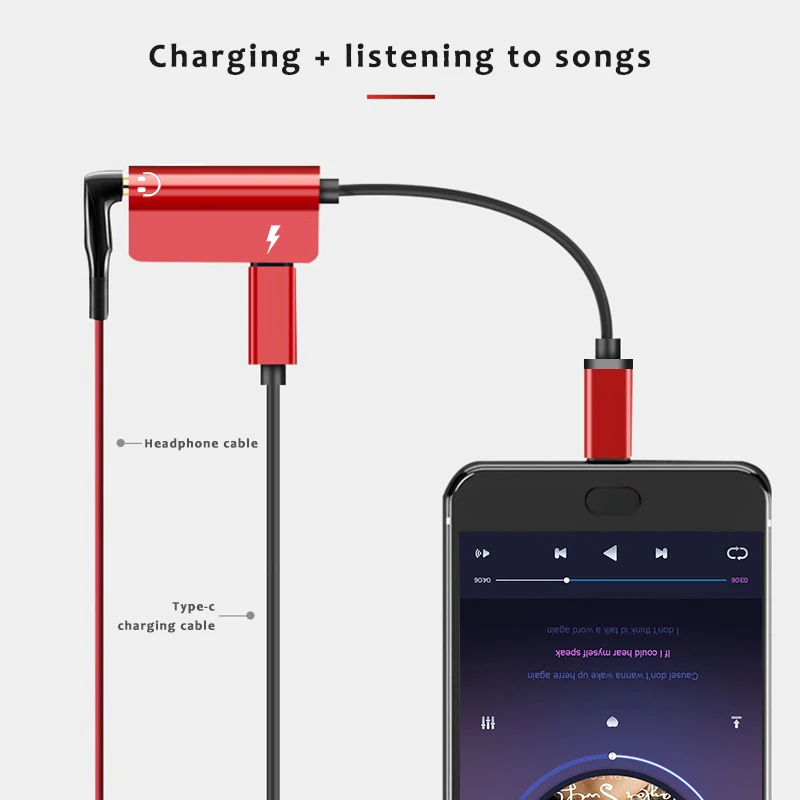 Адаптер USB Type C Aux для наушников конвертер адаптер с разъемом 3 5 мм Huawei P 20 Pro mate20 lite