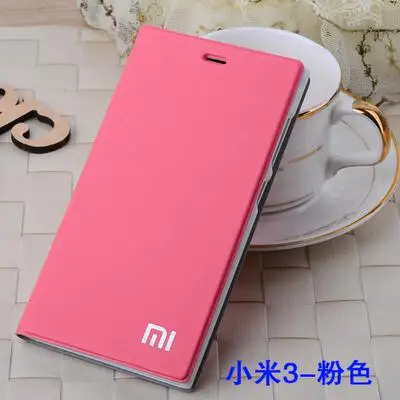 Новое поступление для Xiaomi Redmi Note/Redmi 1 s/mi3 чехол, роскошный тонкий стильный кожаный чехол-книжка для Xiaomi Redmi Note 1s mi3 чехол-сумка - Цвет: Pink for XM3