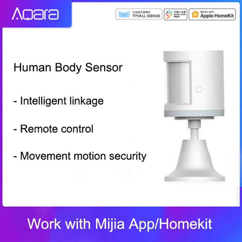 Aqara датчик человеческого тела ZigBee движение безопасность движения беспроводное соединение светильник интенсивность шлюз 2 Mi home APP