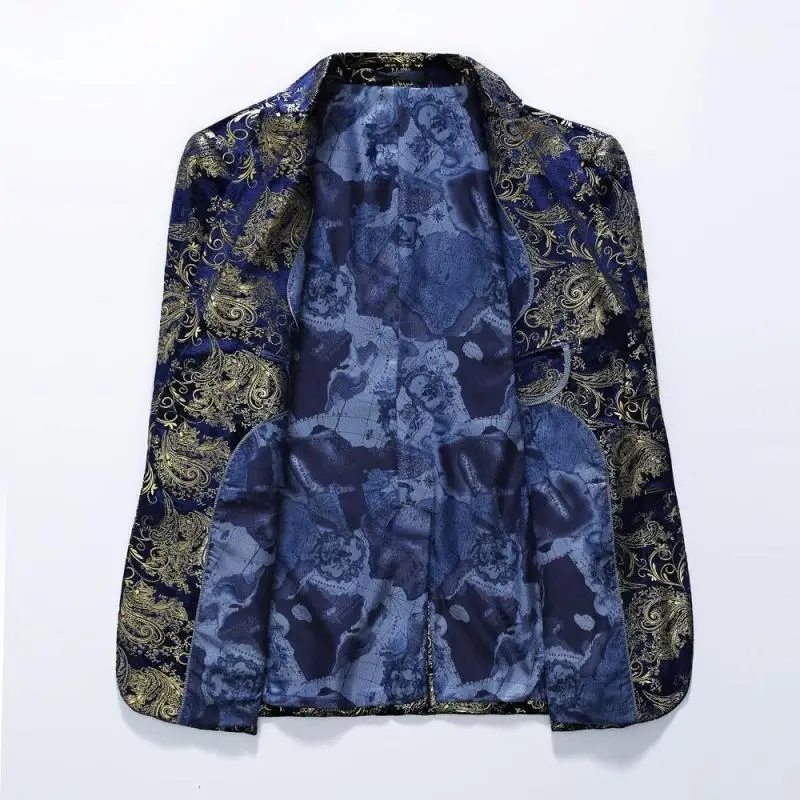 Осень 2017 блейзер в британском стиле GUIXIANG мужские деловые повседневные Костюмы