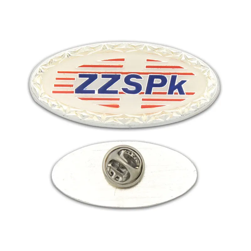 Эмалированный металлический штырьковый знак на заказ недорогой Нагрудный