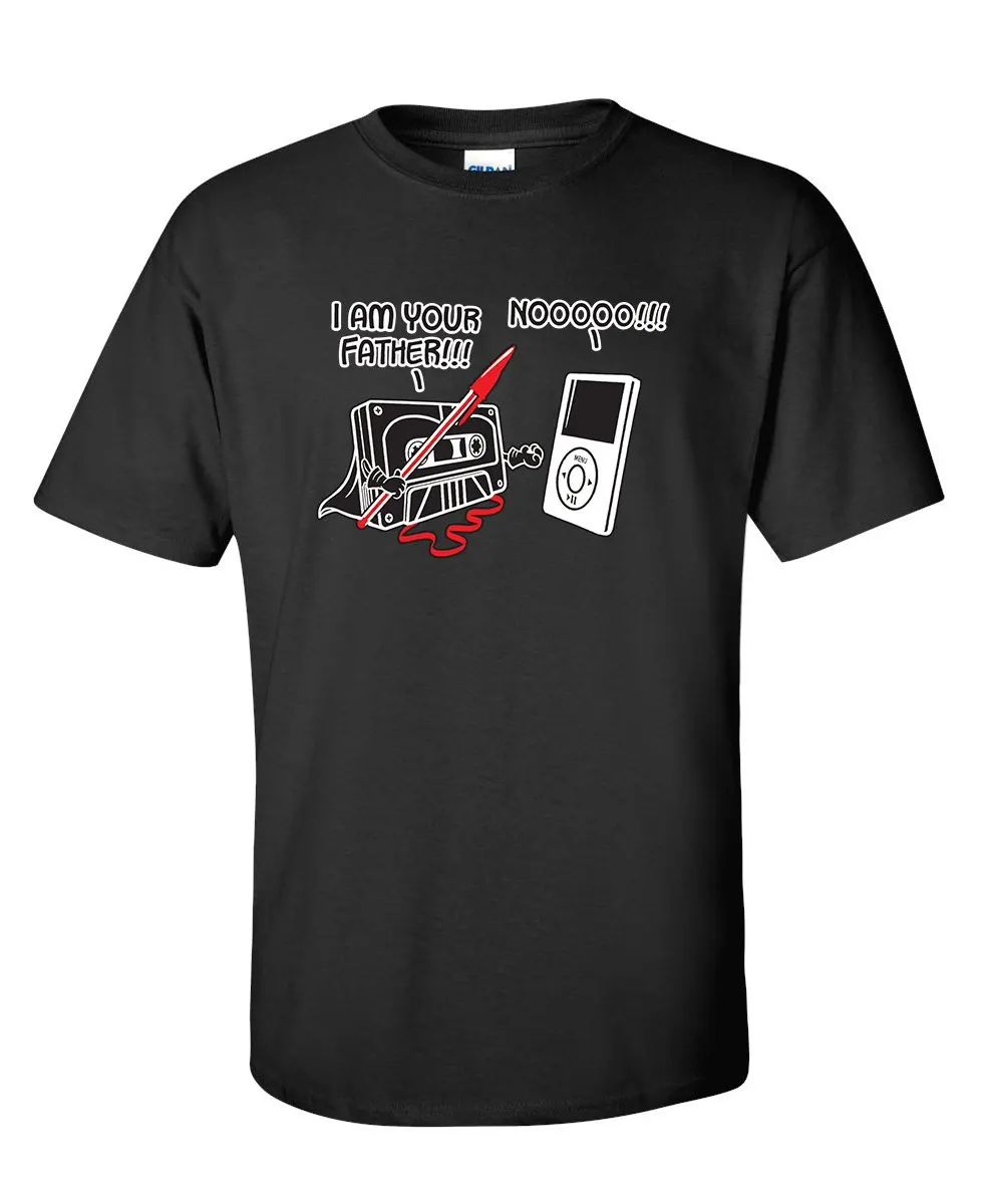 Забавные Для мужчин футболка женщин новинка я твой отец Юмор Смешные nerd-мастер