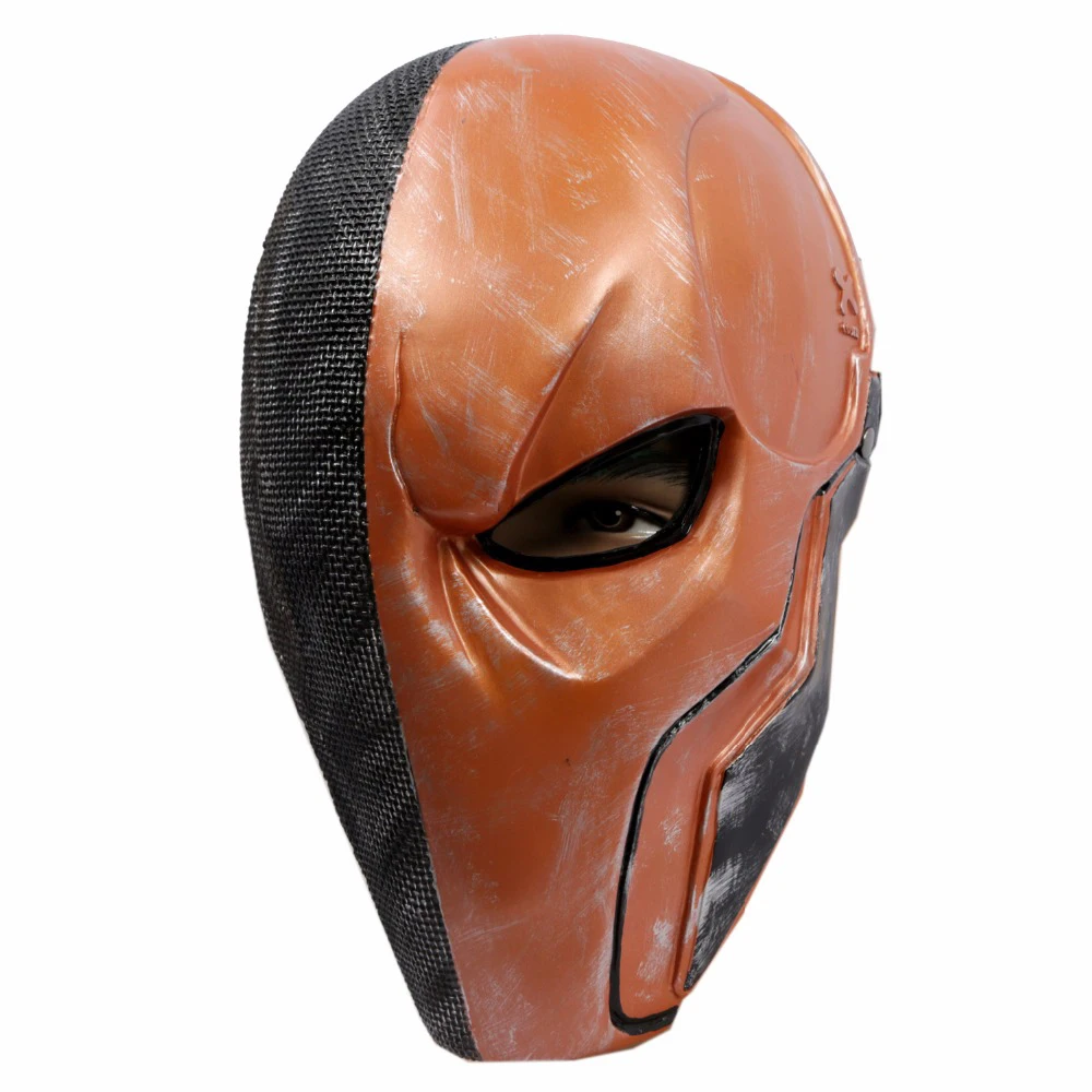 XCOSER Deathstroke маска для лица Бэтмен Аркхэм полуголова шлем реквизит косплея на