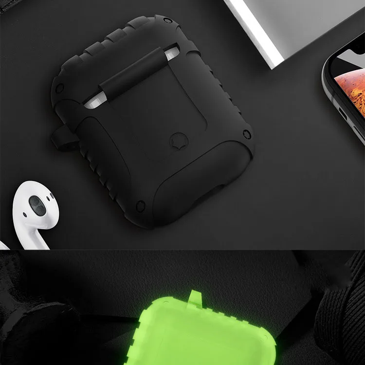 Крутой спортивный мужской чехол-броня для Apple AirPods, Bluetooth, беспроводной чехол для наушников, чехол s Для Air Pods, чехол для зарядки