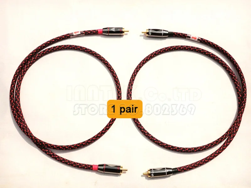 Кабель HIFI RCA утолщенный настенный коннектор Budweiser Canare Professional широковещательный
