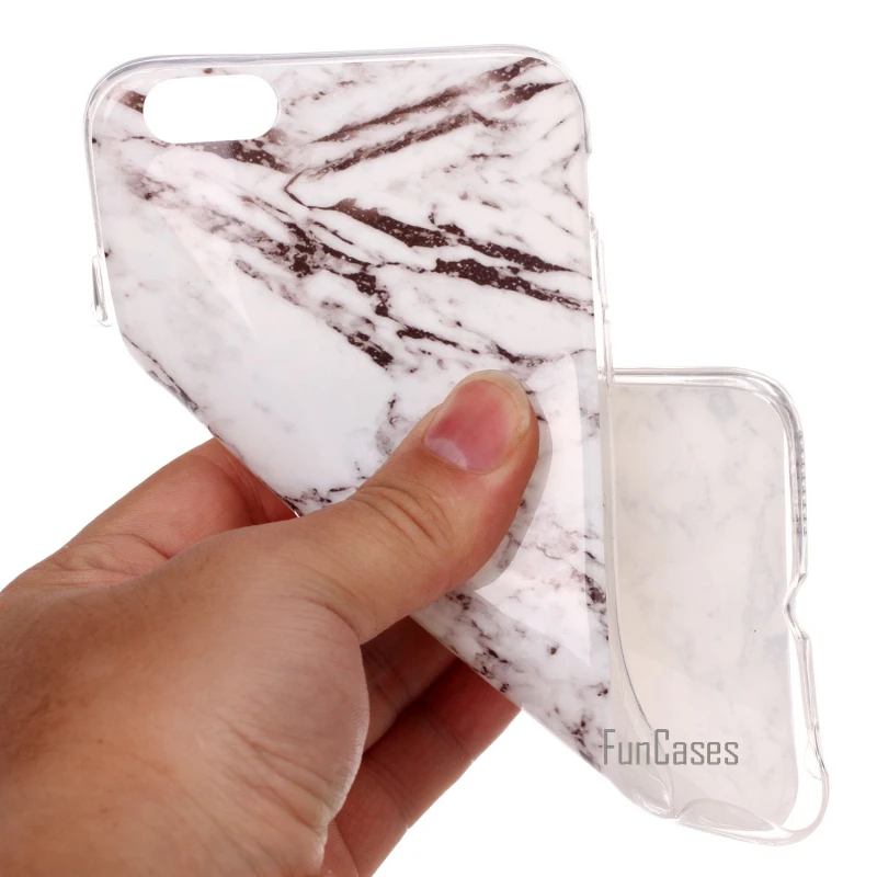 Чехлы для телефонов iPhone 6 plus чехол изображение мрамора Обложка с рисунком 6s сумки