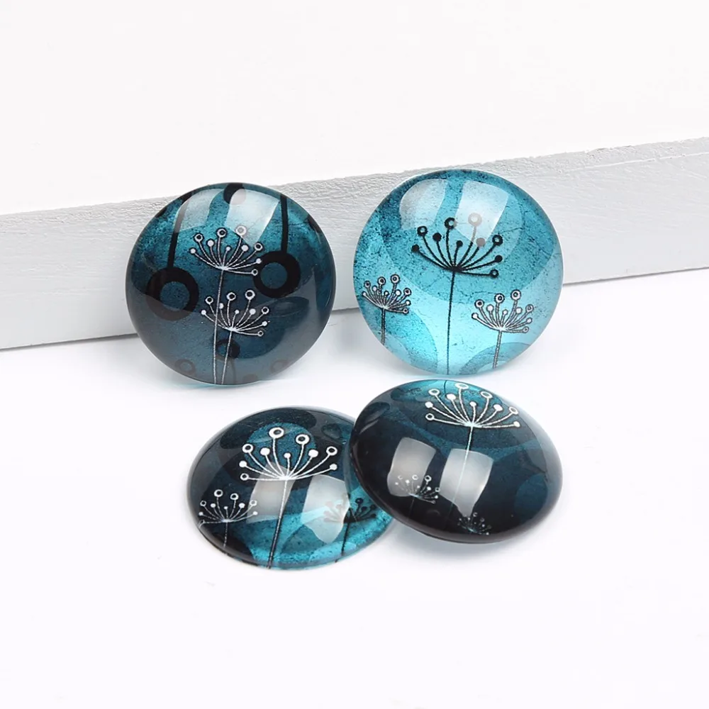 Onwear смешанный круглый Одуванчик фото стекло кабошон 10 мм 12 14 18 20 25 diy Подвески