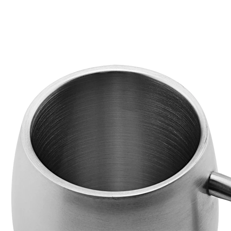 Нержавеющая сталь 400 мл большой животик Кружка пивная двухслойная дорожная